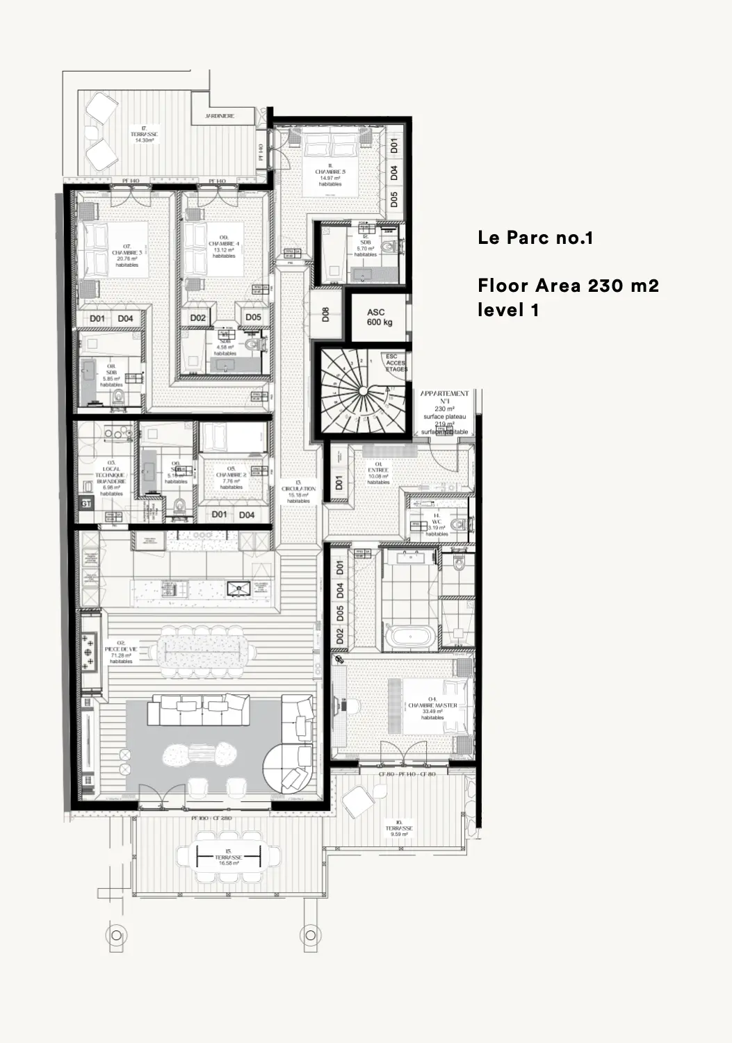 chalet layout