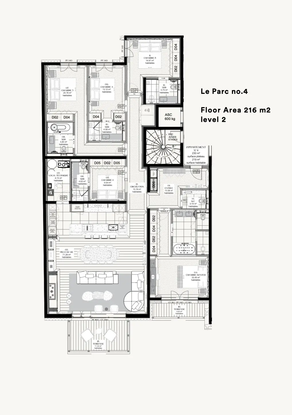 chalet layout