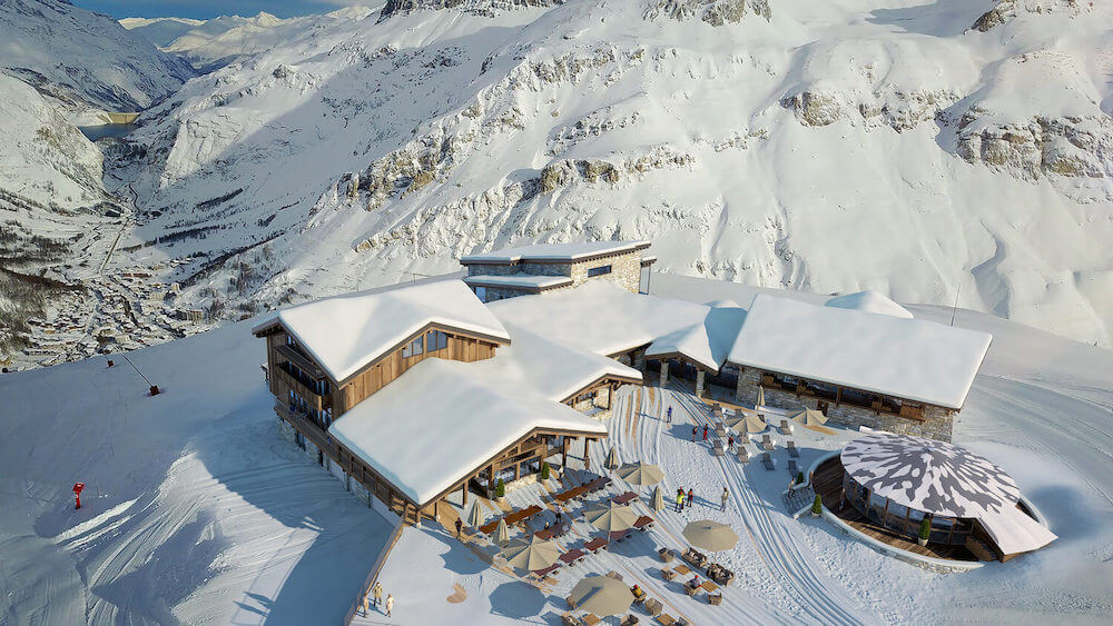 internal view of hotel le refuge de solaise